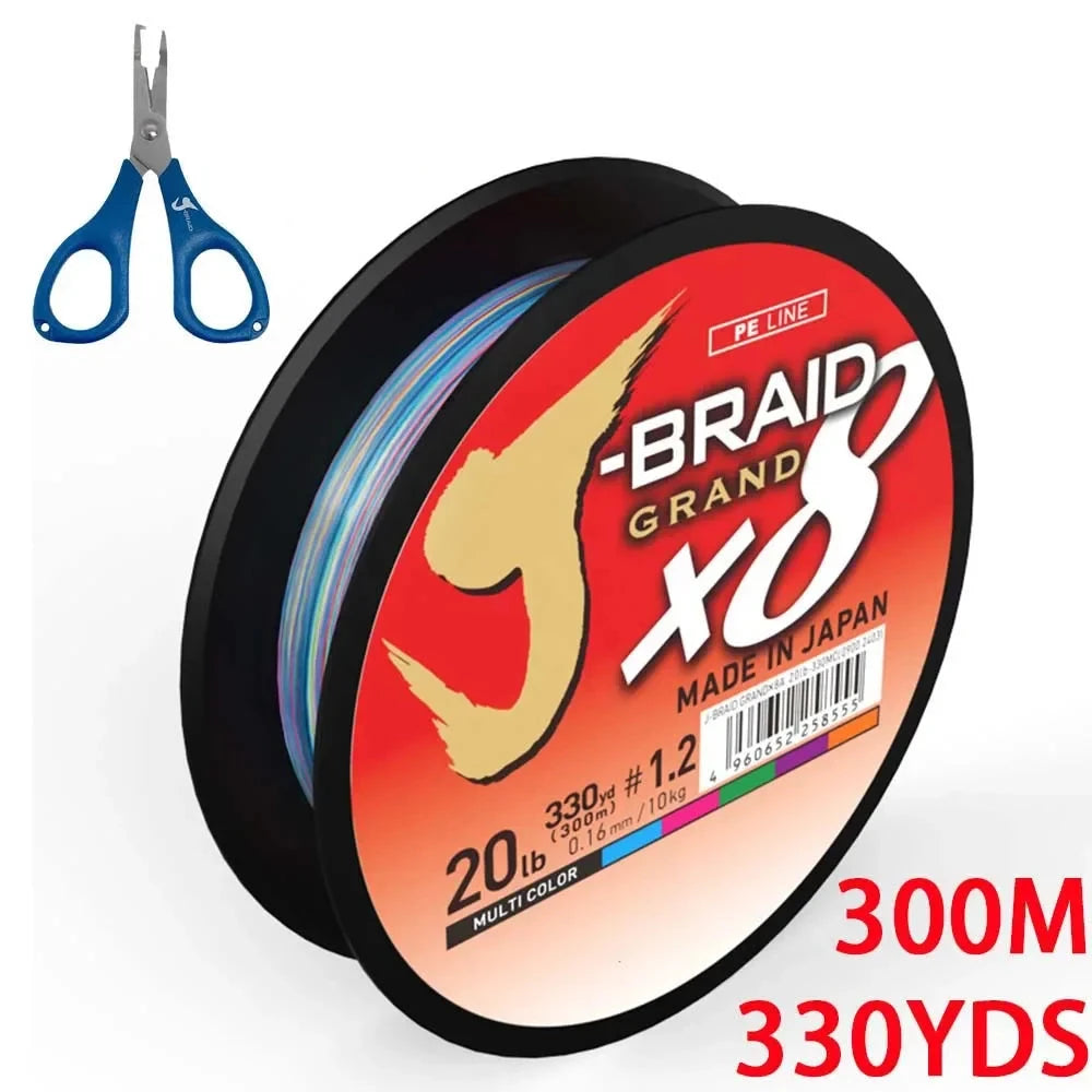 DAIWA J-BRAID GRAND 8-Strand Fishing Line - 300m