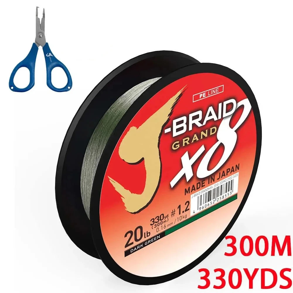 DAIWA J-BRAID GRAND 8-Strand Fishing Line - 300m