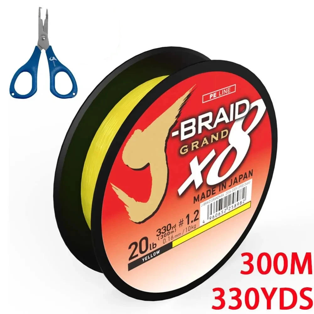 DAIWA J-BRAID GRAND 8-Strand Fishing Line - 300m