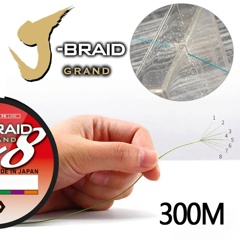 DAIWA J-BRAID GRAND 8-Strand Fishing Line - 300m